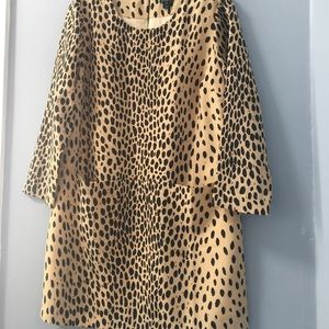 J Crew animal print dress